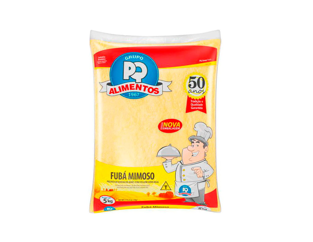 FUBÁ MIMOSO PQ 5 KG (FDO 6 PCT)